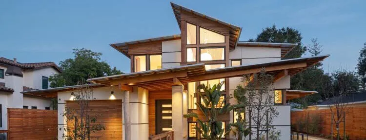 Passive Straw House exterior
